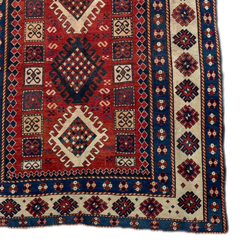 7’4” x 4’9" Antique Kazak Rug