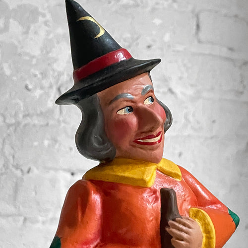 Witch in Orange Dress