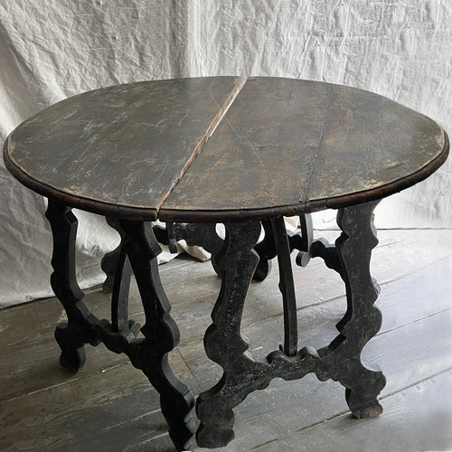 Pair of 18th Century Demilune Tables