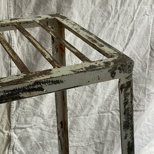 Pair of Antique Metal Plant Stand Tables