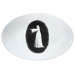 John Derian Ghost Looking Left Platter