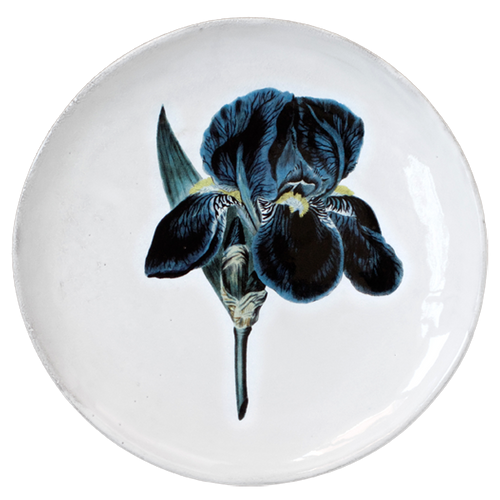 Iris Flower Dinner Plate