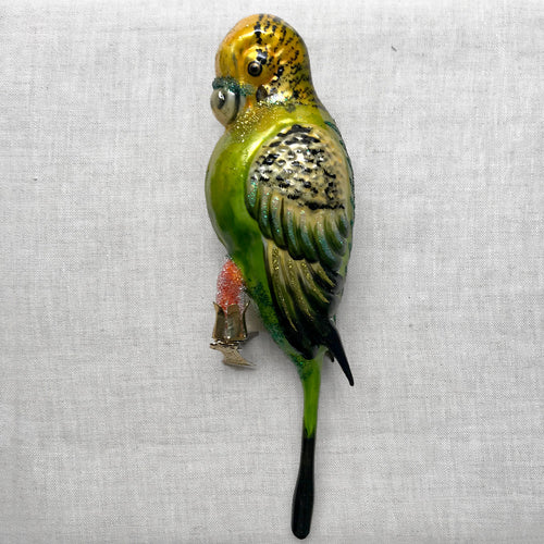 Yellow & Green Parrot Clip-On Ornament