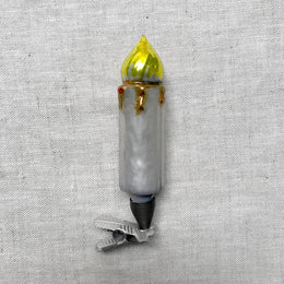 Nostalgic Candle Clip-On Ornament