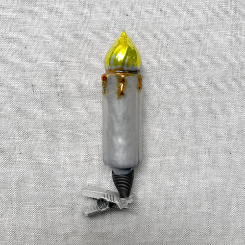 Nostalgic Candle Clip-On Ornament