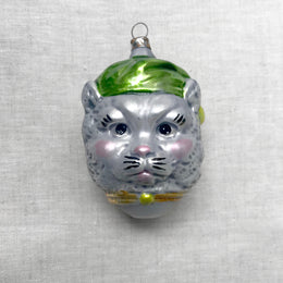 Nostalgic Cat Head Ornament