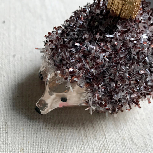 Brown Hedgehog Ornament