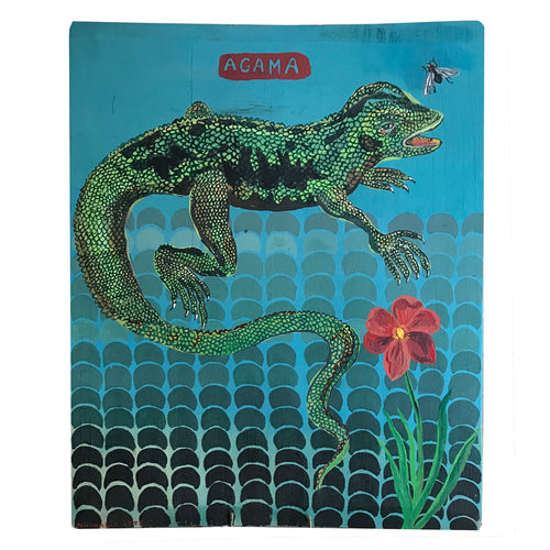 Nathalie Lete Painting - Iguana - John Derian Company Inc