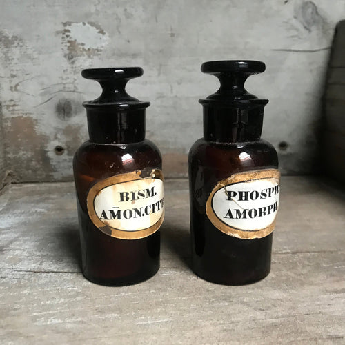 19th Century Small Apothecary Bottles