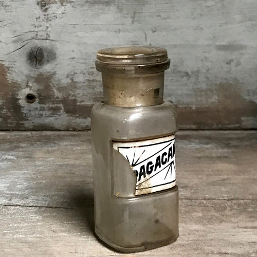 19th Century Small Apothecary Bottle with Removable Top