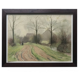 Evert Rabbers Framed Landscape Painting