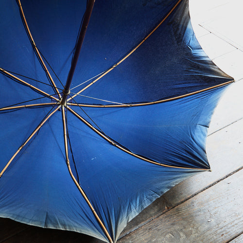 Early 20th Century Blue Umbrella 3