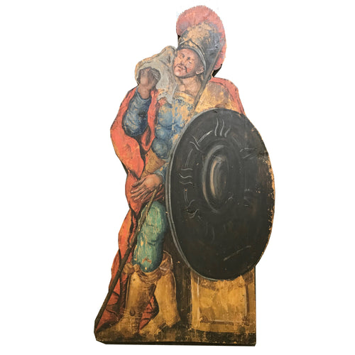 19th Century Pair of Painted Figures