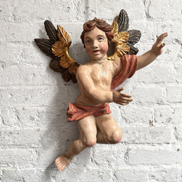 18th Century Italian Carved Angel