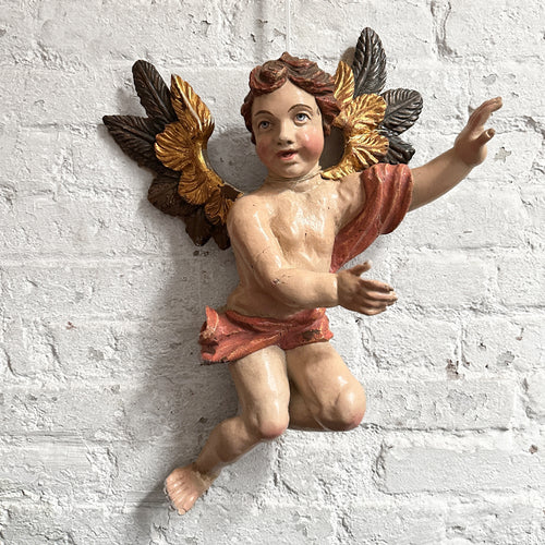 18th Century Italian Carved Angel