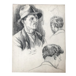 Evert Rabbers Portrait Study Drawing 11