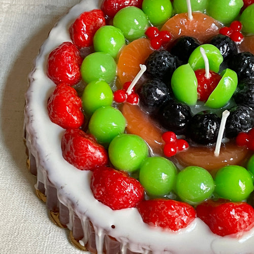 Crostata Frutta Berry Fruit Pie Candle