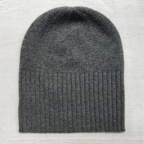 Cashmere Flat Hat in Flannel