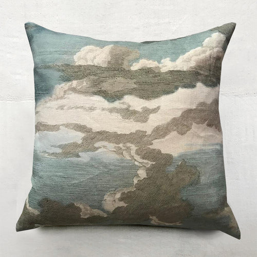 Dragonfly Over Clouds Pillow