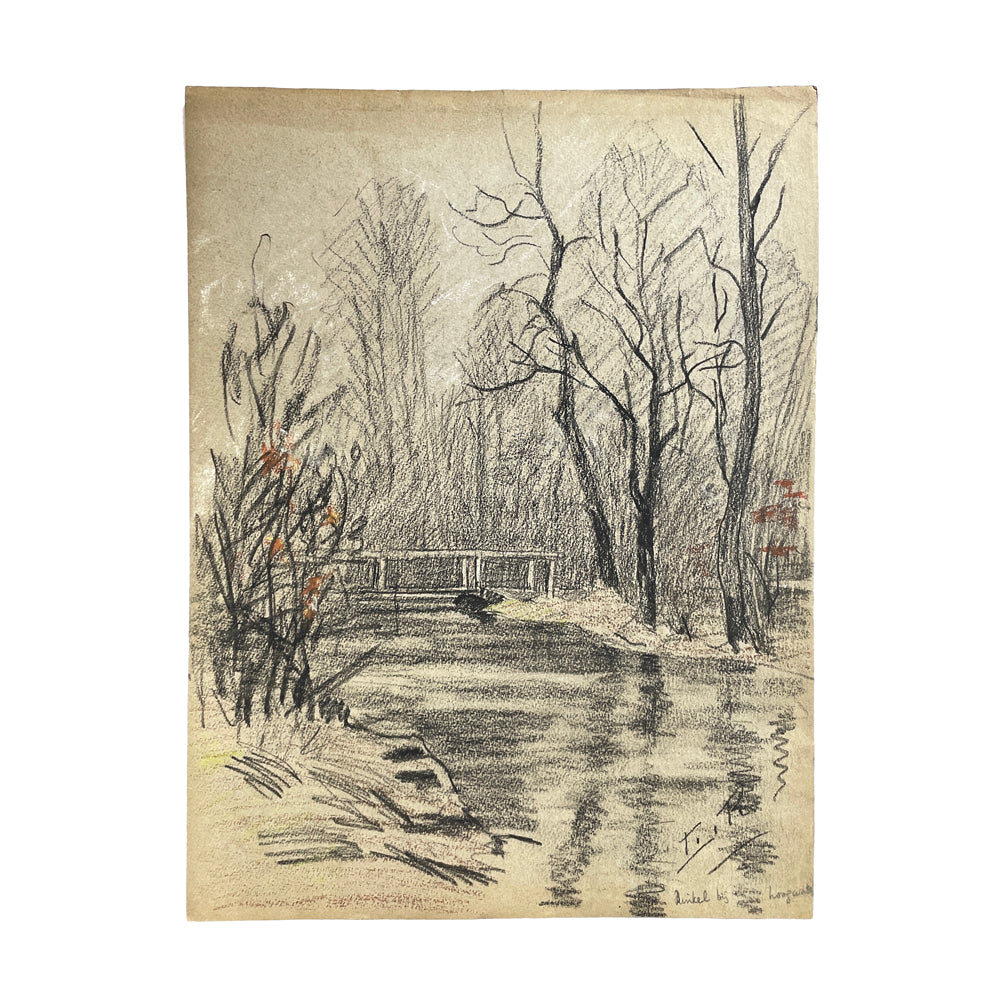 Evert Rabbers Landscape Drawing 223
