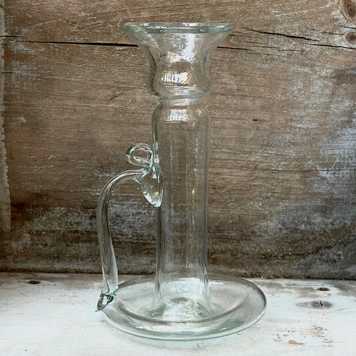 Tall Candlestick Holder with Handle