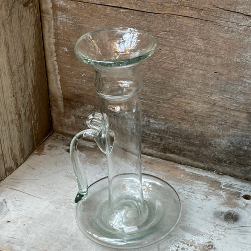 Tall Candlestick Holder with Handle