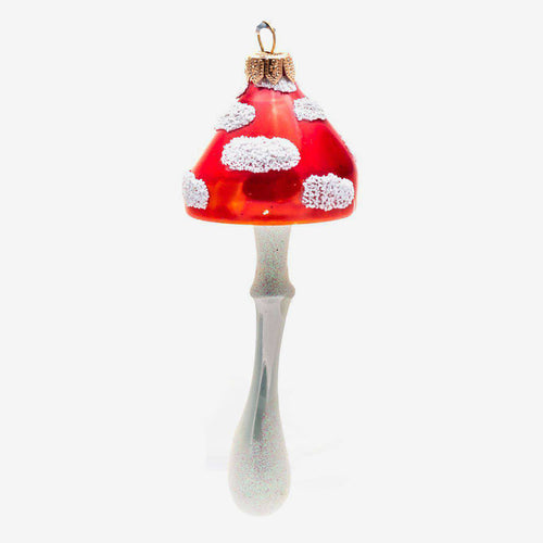 Orange & Red Mushroom Ornament