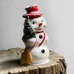 Ino Schaller Snowman in Red Hat