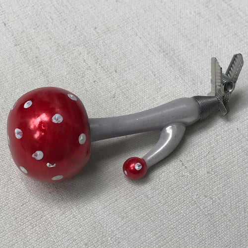 Nostalgic Mushroom with Small Mushroom Clip-On Ornament