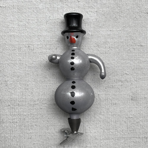 Nostalgic Clip On Snowman Ornament