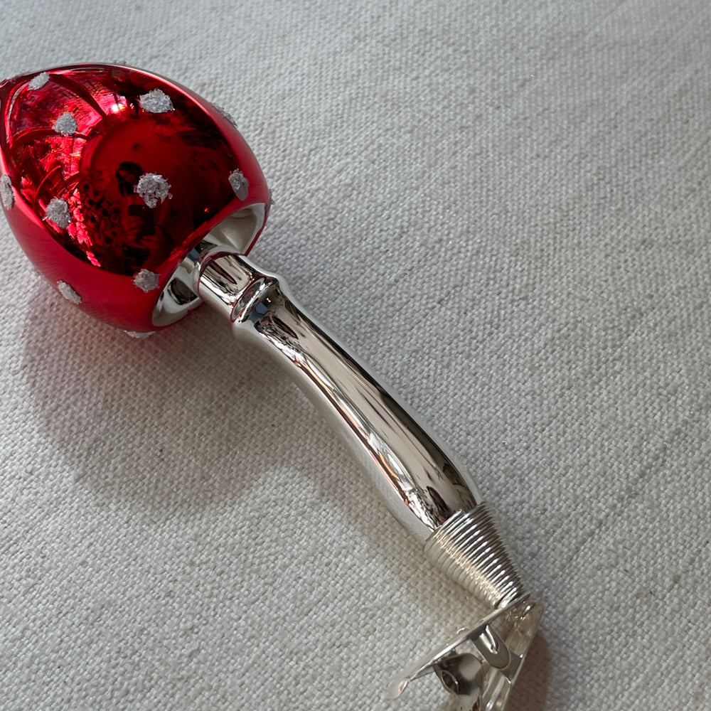 Nostalgic Clip-On Mushroom Ornament