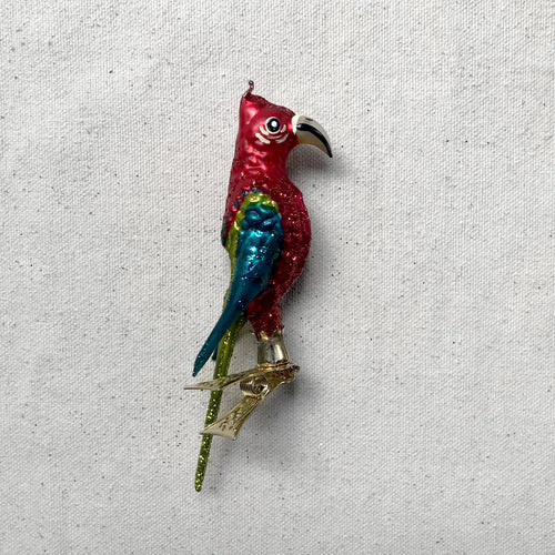 ARA Parrot Clip-On Ornament
