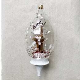 Reindeer Dome Ornament