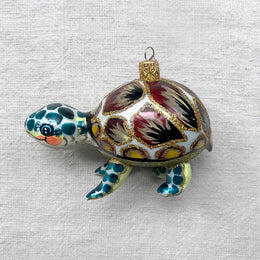 Green Spotted Turtle Ornament