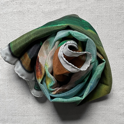 Silk Art Scarf by Hugo Guinness
