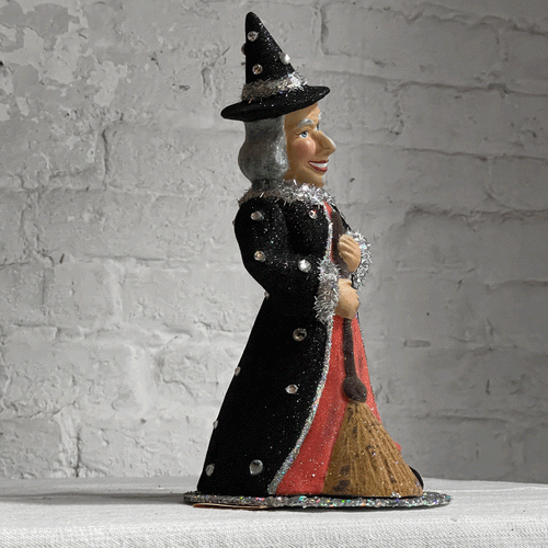 Witch in Black Dress
