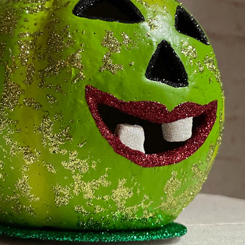 Green Pumpkin Head