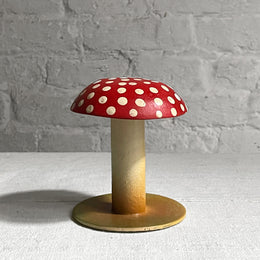 Large Painted Mushroom in Old Red