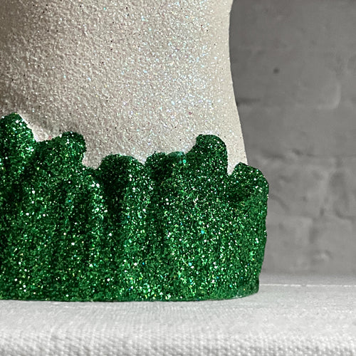 Large Glitter Mushroom in Red