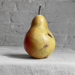 Carrara Marble Large Antique Yellow Pear