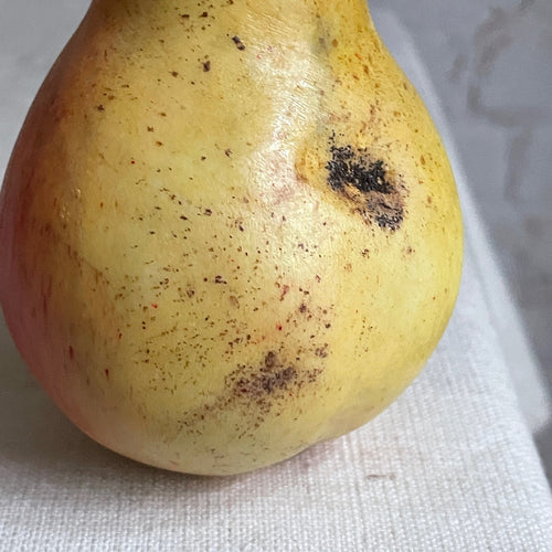 Carrara Marble Large Antique Yellow Pear