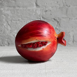 Carrara Marble Pomegranate with Seeds