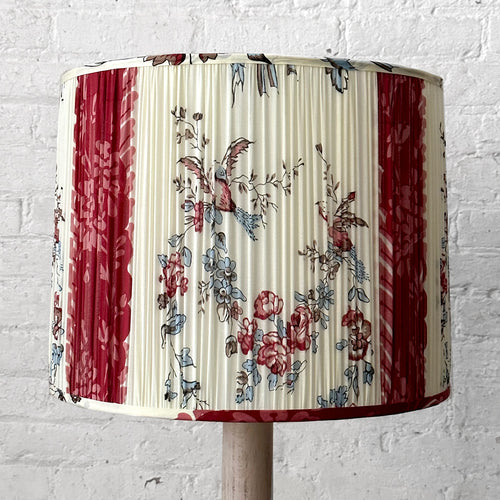 "18 c. French Floral" Drum Lampshade