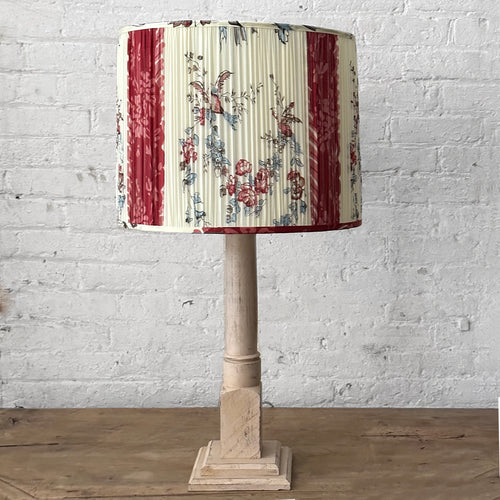 "18 c. French Floral" Drum Lampshade
