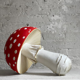 Large Papier-Mâché Mushroom