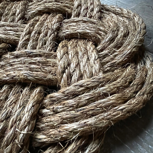Large Woven Nautical Rope Mat