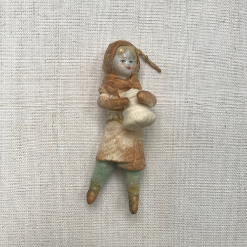 Nostalgic Cotton Boy with Bell Ornament