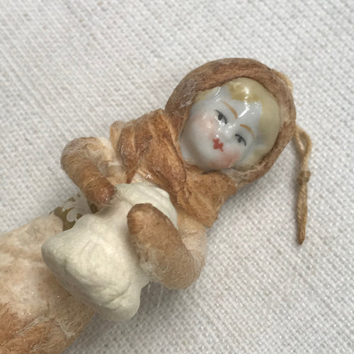 Nostalgic Cotton Boy with Bell Ornament