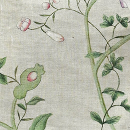 Fabric detail cream with flowers
