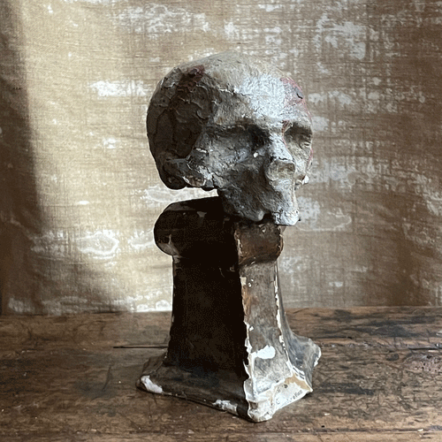Early 20th Century Carved Austrian Skull